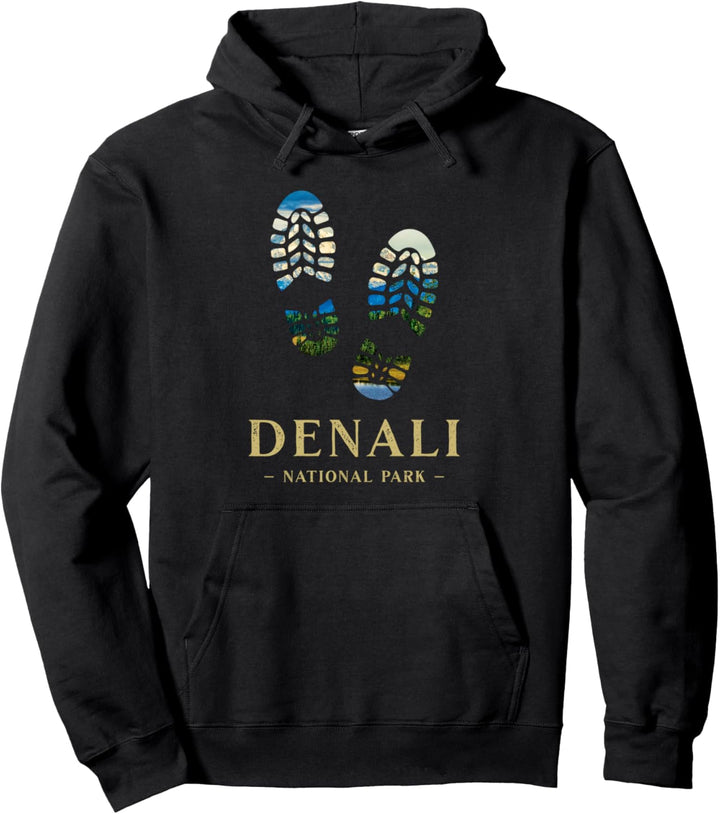 Denali National Park Hike Hiking Camping Alaska Souvenir Pullover Hoodie