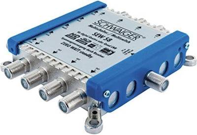 SCHWAIGER SEW58 531 Multischalter (bis zu 8 Teilnehmer, kein Netzanschluss nötig; DVB-T2 geeignet) S