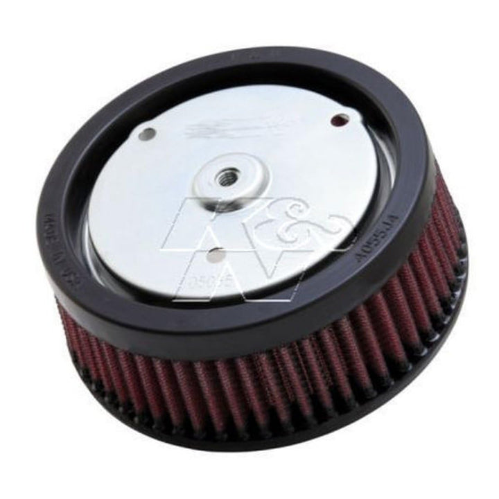 K&N HD-0818 Motorrad Tauschluftfilter, Rot