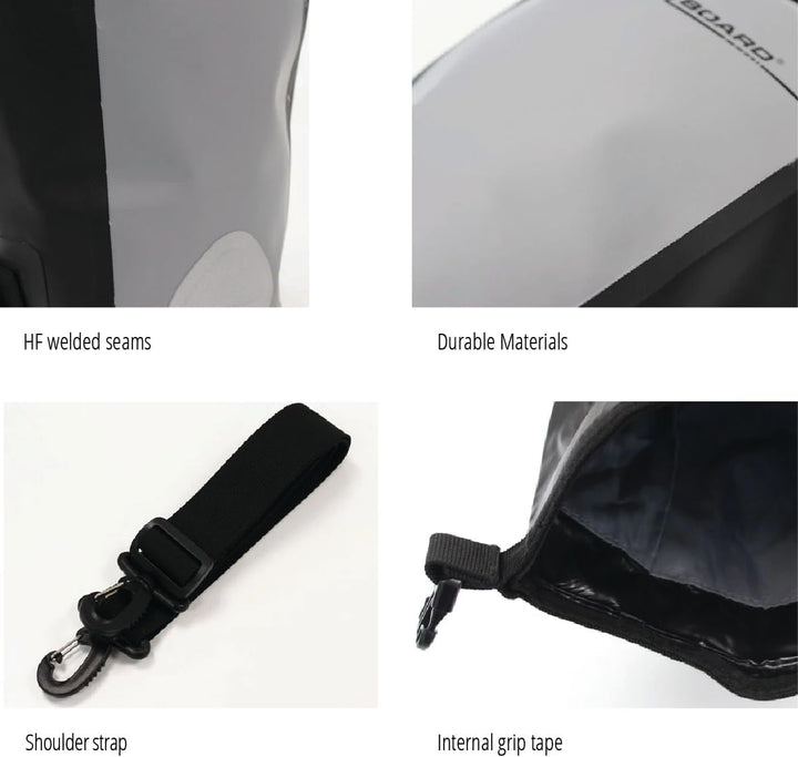 Overboard Wasserdicht 15 Liter Schwarz, 15 Liter Schwarz