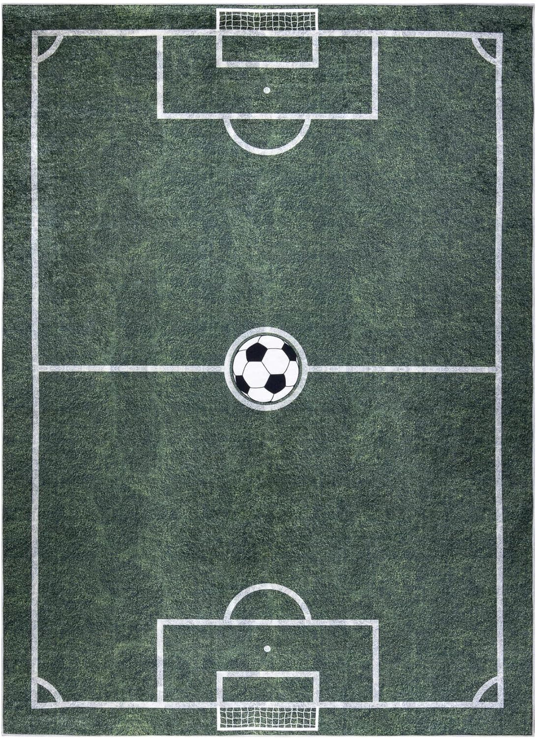 Kinderteppich Bambino Waschteppich Spielfeld, Fussball, für Kinder Anti-Rutsch - grün 180x270 cm 180