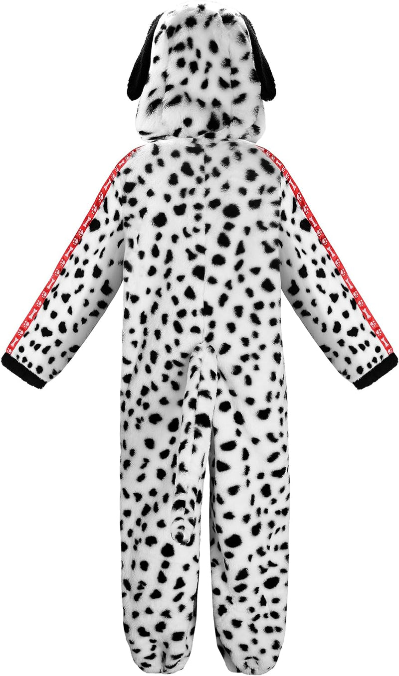 ReliBeauty Dalmatiner Kostüm Kinder Junge Mädchen Onesie Jumpsuit Multicolored 5-6 Jahre (Etikett 11