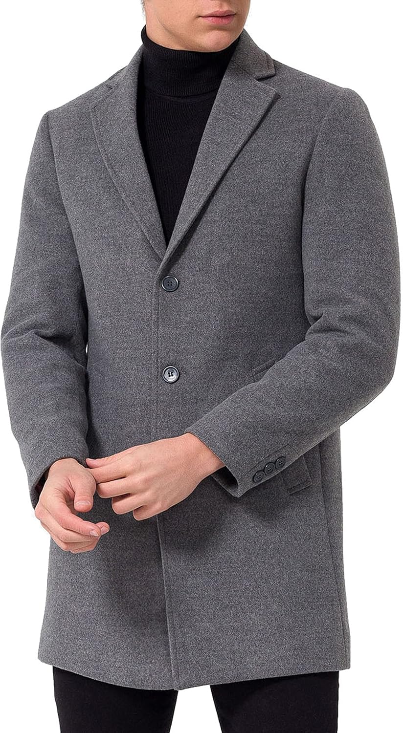 Red Bridge Herren Jacke Trenchcoat Mantel L Grau, L Grau