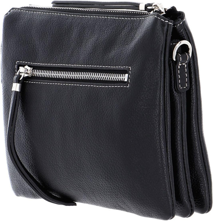 FREDsBRUDER Ferrara Umhängetasche Leder 22 cm Einheitsgrösse Schwarz, Einheitsgrösse Schwarz