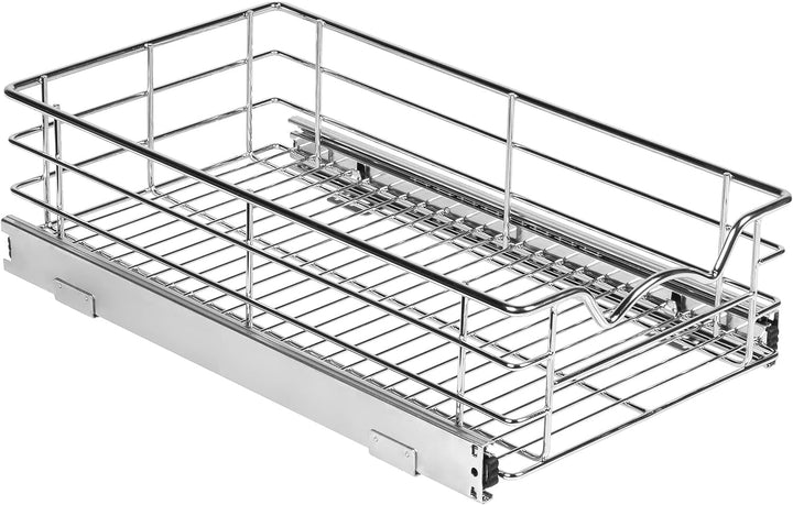 HOLDN’ STORAGE Ausziehbarer Schrank-Organizer – 12,7 cm hohe ausziehbare Schubladen für Küchenschrän