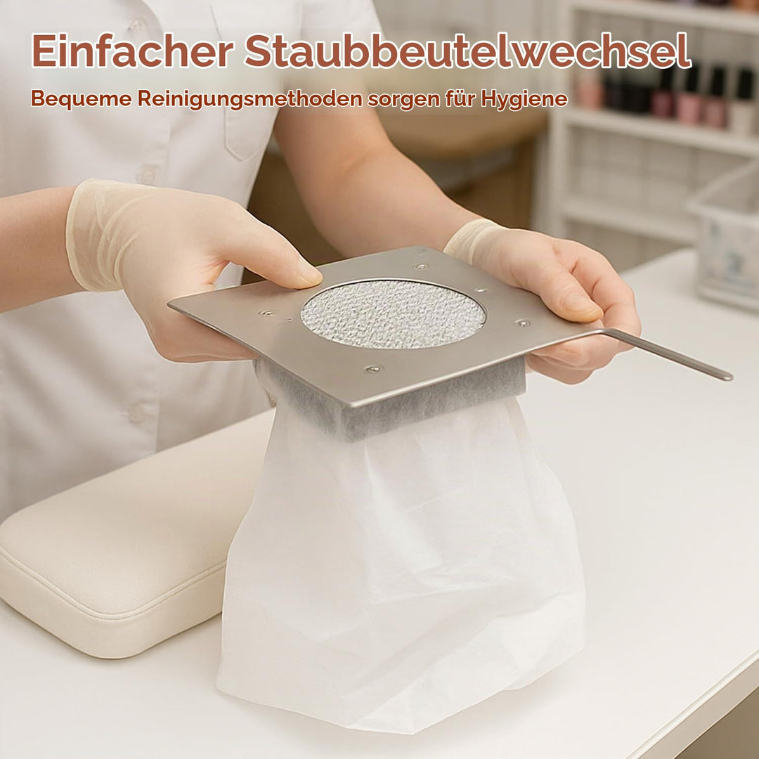 Nagelstaubsammler, 60 W Leistungsstarker Eingebetteter Nagel-Du-Nagelstaubabsauger Vakuum Nai
