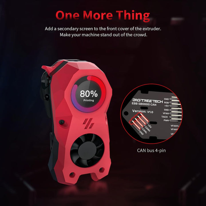 BIGTREETECH EBB SB2209 CAN with Pre-Crimped 30-Pin Wire NTC 100K Thermistor for Voron StealthBurner