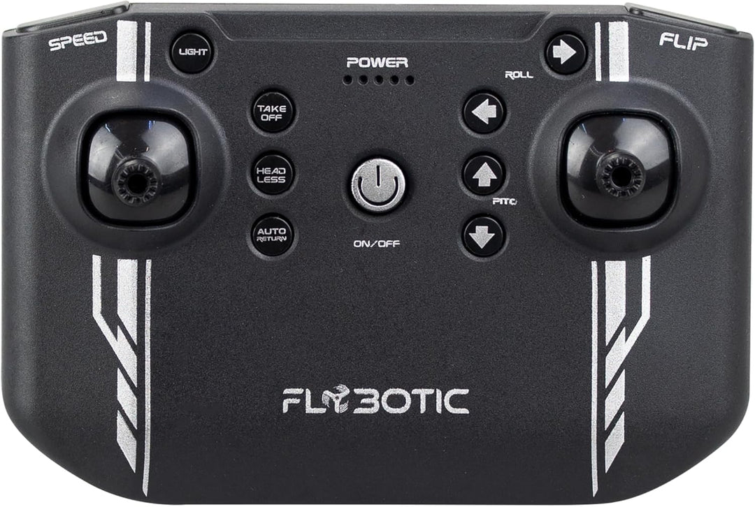 SILVERLIT FLYBOTIC - Bumper Drone Lit - 2.4Ghz - 30m Reichweite - 360° Kaskade