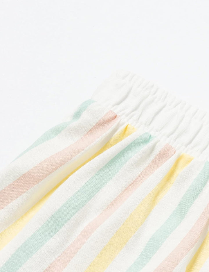 Sanetta Mädchen Pyjamaunterteil Shorts Stripe Gelb 152 Lemon, 152 Lemon