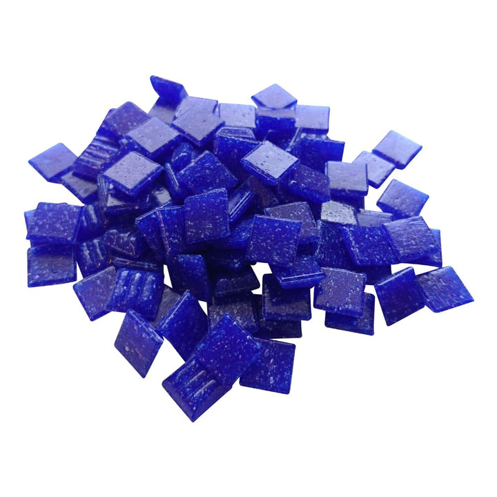 Glasmosaik 900g – Glassteine zum Basteln & DIY in Blau – Bastelset mit Mosaiksteinen für Erwachsene