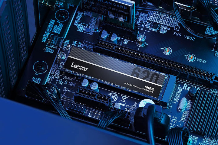 Lexar NM620 1TB SSD, M.2 2280 PCIe Gen3x4 NVMe 1.4 Interne SSD, Bis zu 3500MB/s Lesen, 3000MB/s Schr