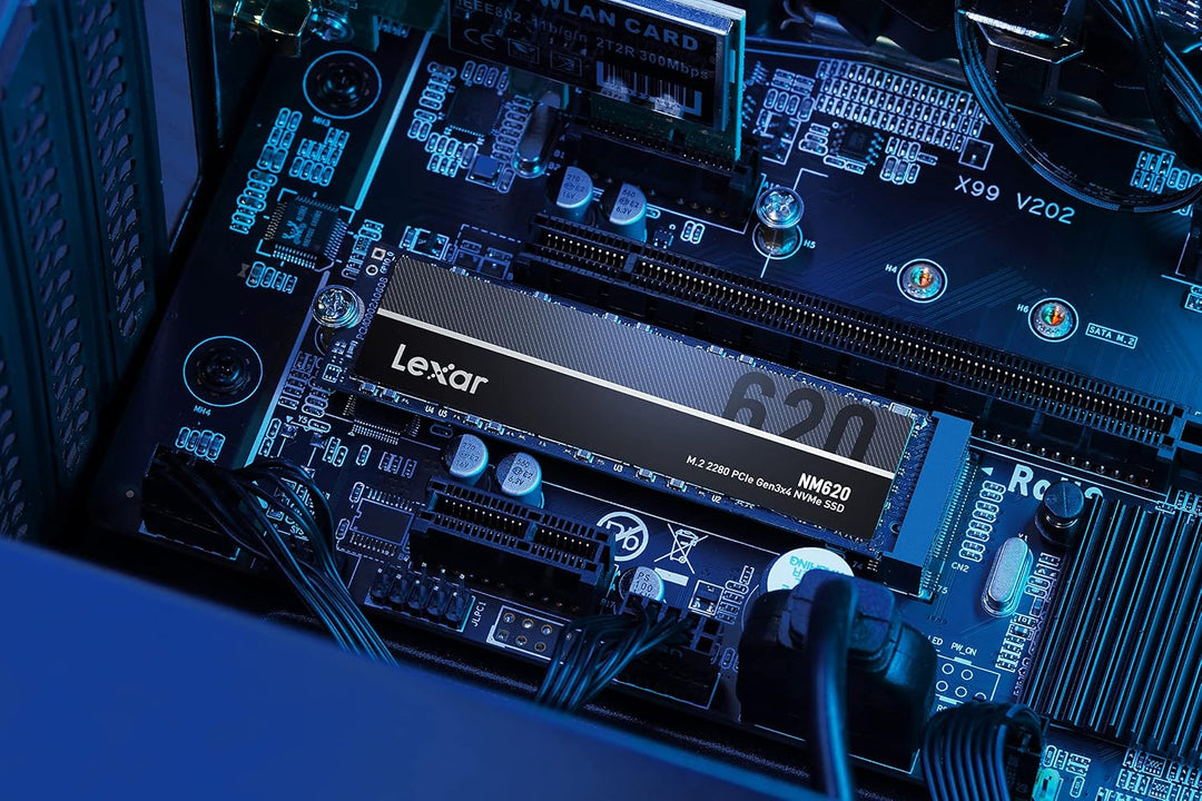Lexar NM620 1TB SSD, M.2 2280 PCIe Gen3x4 NVMe 1.4 Interne SSD, Bis zu 3500MB/s Lesen, 3000MB/s Schr