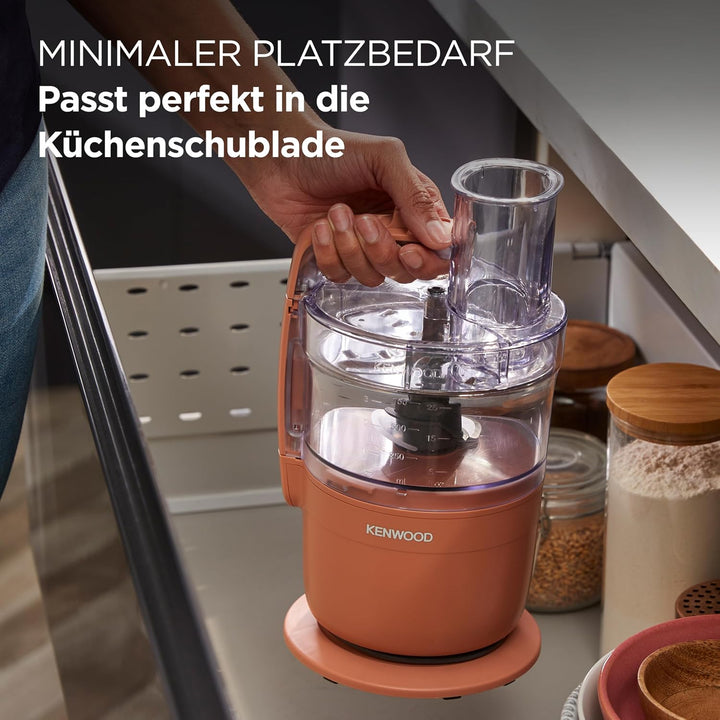 Kenwood MultiPro Compact – Kompakte Küchenmaschine mit Express Serve, Edelstahlmesser, Schneid- und