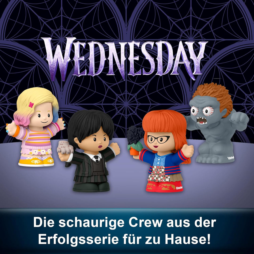 Little People Collector Wednesday Sonderedition Figurenset mit 4 Charakteren in Einer Präsentationsb