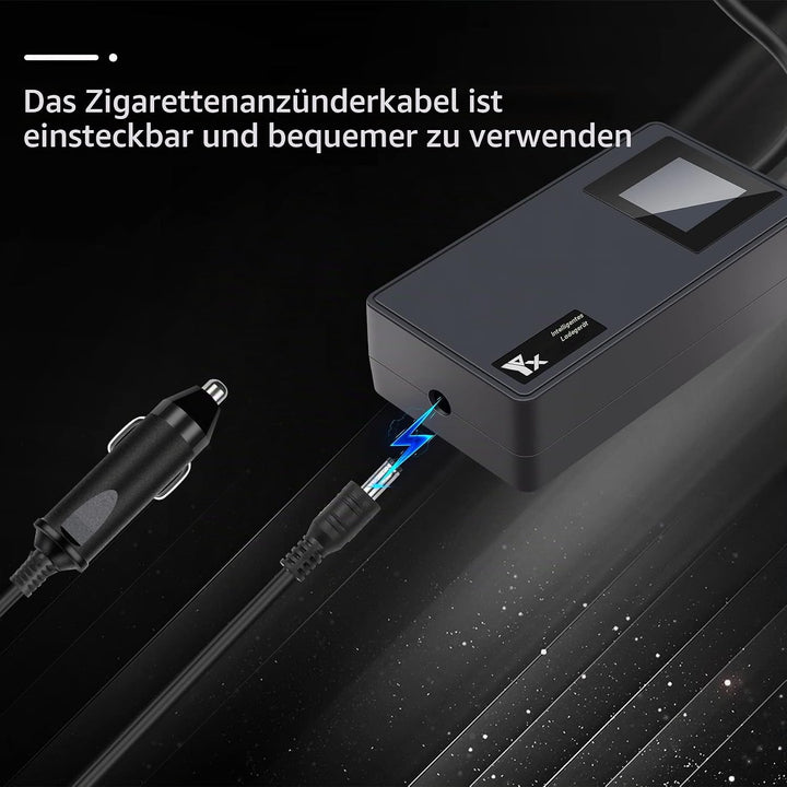 LYONGTECH Akku LCD Kfz Ladegerät für DJI Air 2S, Mavic Air 2 Drohne, 3-in-1 Autoladegerät Batterie 1