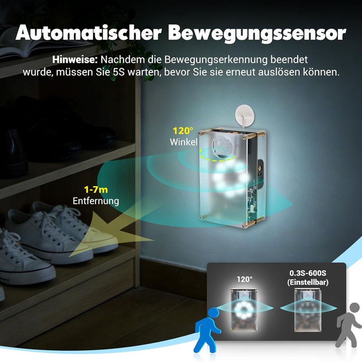 DIY Bewegungssensor Lichter Löt Bausatz, LED Nachtlicht Elektronik Bausatz, Lehr und Lernausbildung