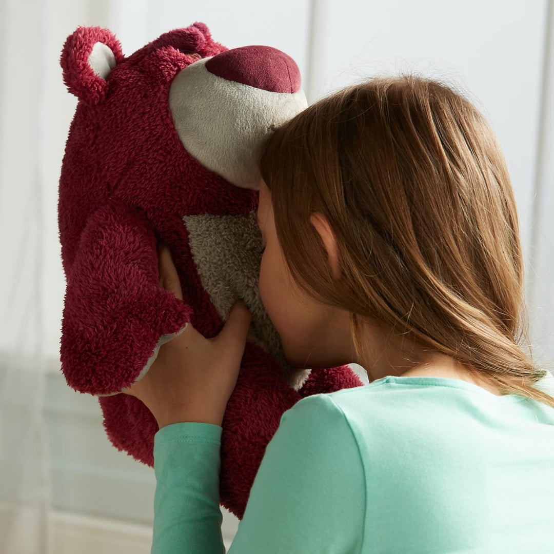 Disney Store Offizielles grosses Kuscheltier Lotso Knuddelbär, Toy Story, 32 cm, Kuscheltier des Fla