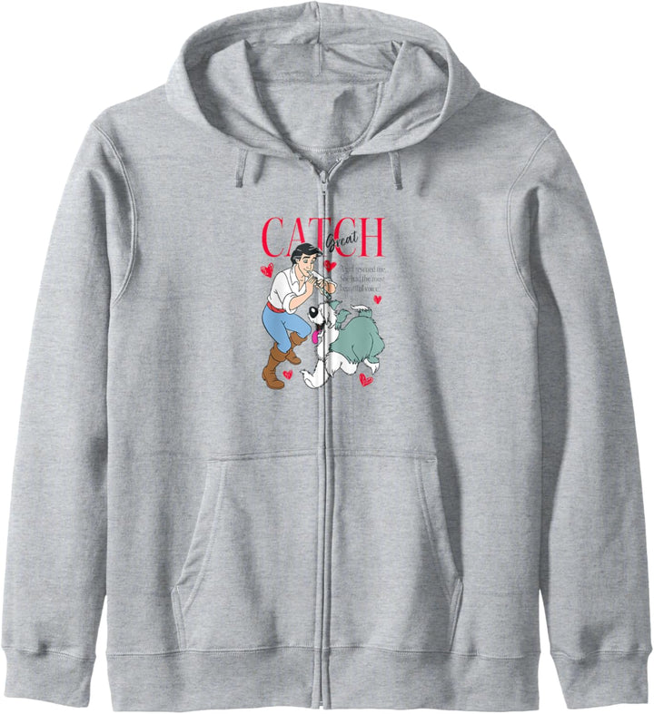 Disney The Little Mermaid Eric & Max Great Catch Hearts Kapuzenjacke