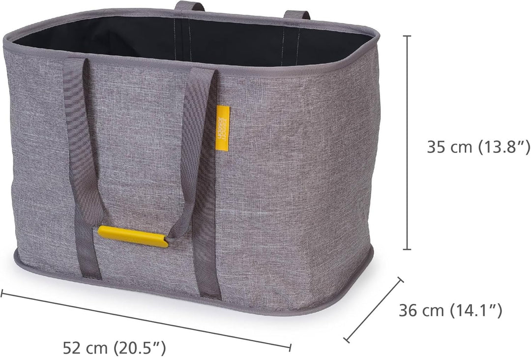 Joseph Joseph Hold-All zusammenklappbare 55L Wäschekorb Tasche, strapazierfähiges Gewebe, feuchtigke