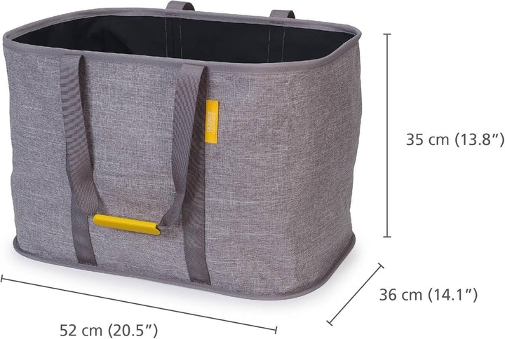 Joseph Joseph Hold-All zusammenklappbare 55L Wäschekorb Tasche, strapazierfähiges Gewebe, feuchtigke