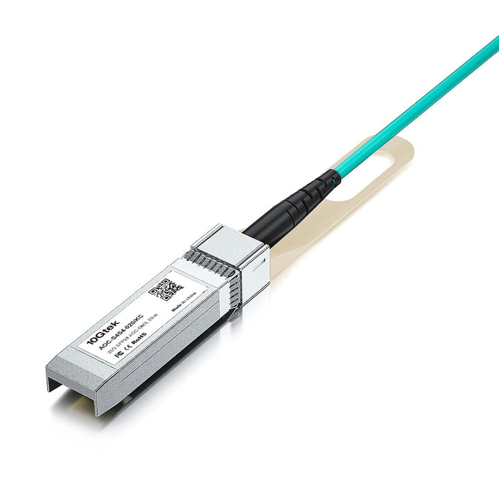 25G SFP28 SFP+ AOC Cable - 25GBASE Active Optical SFP Cable for Cisco SFP-10G-AOC20M, Ubiquiti UniFi