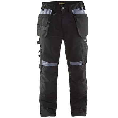 Blakläder 155518609499D100 Handwerker Bundhose Grösse in Grau/Schwarz, D100 100D Gray / Black, 100D