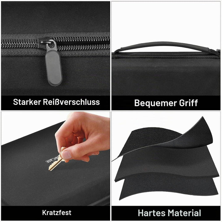 16 Dart Tasche Tragetasche, Schützender Dartcase für Stahl/ Soft Tip Darts, Flüge, Wellen, tragbare