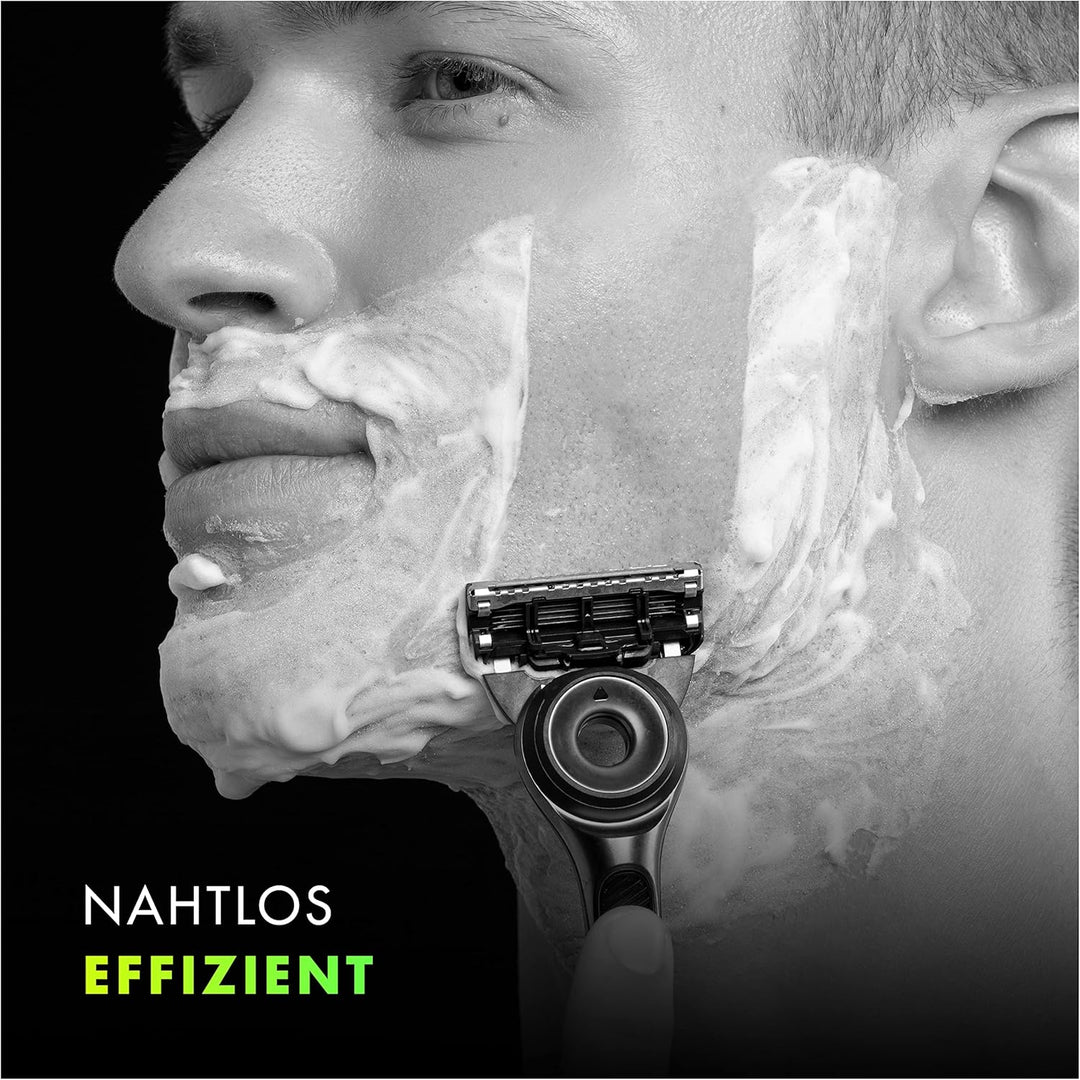Gillette Labs Rasierklingen, 9 Ersatzklingen für Nassrasierer Herren und Heated Razor mit Reinigungs
