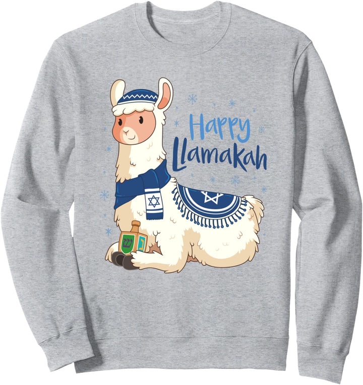 Lustige Hanukka-Lama Pun Glückliche Llamakah-Geschenke Sweatshirt