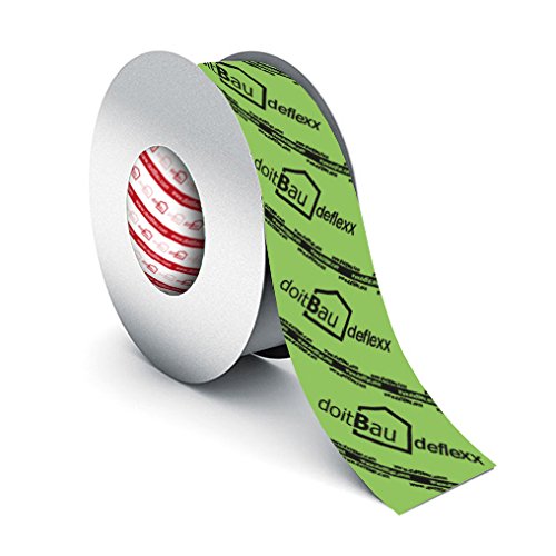 doitBau deflexx Profi Dampfsperrklebeband grün 60mm x 25m - Hochleistungsklebeband für Dampfsperrfol