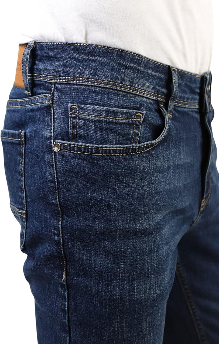 HALAT'S Herren Jeans Slim Fit - Baumwolle Jeanshose Stretch für Herren mit Schlanke Elastizität 32W