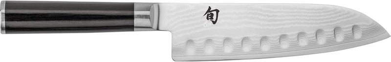 KAI DM0718 Shun Classic Santoku mit Kullenschliff Klinge 18,0 cm, DM-0718 Messer, Mehrfarbig, One si