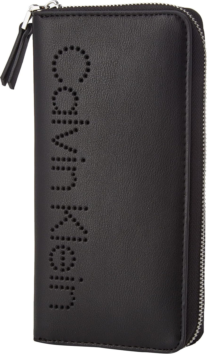Calvin Klein Damen Set Reisezubehör-Dreifachgefaltete Brieftasche, Ck Black