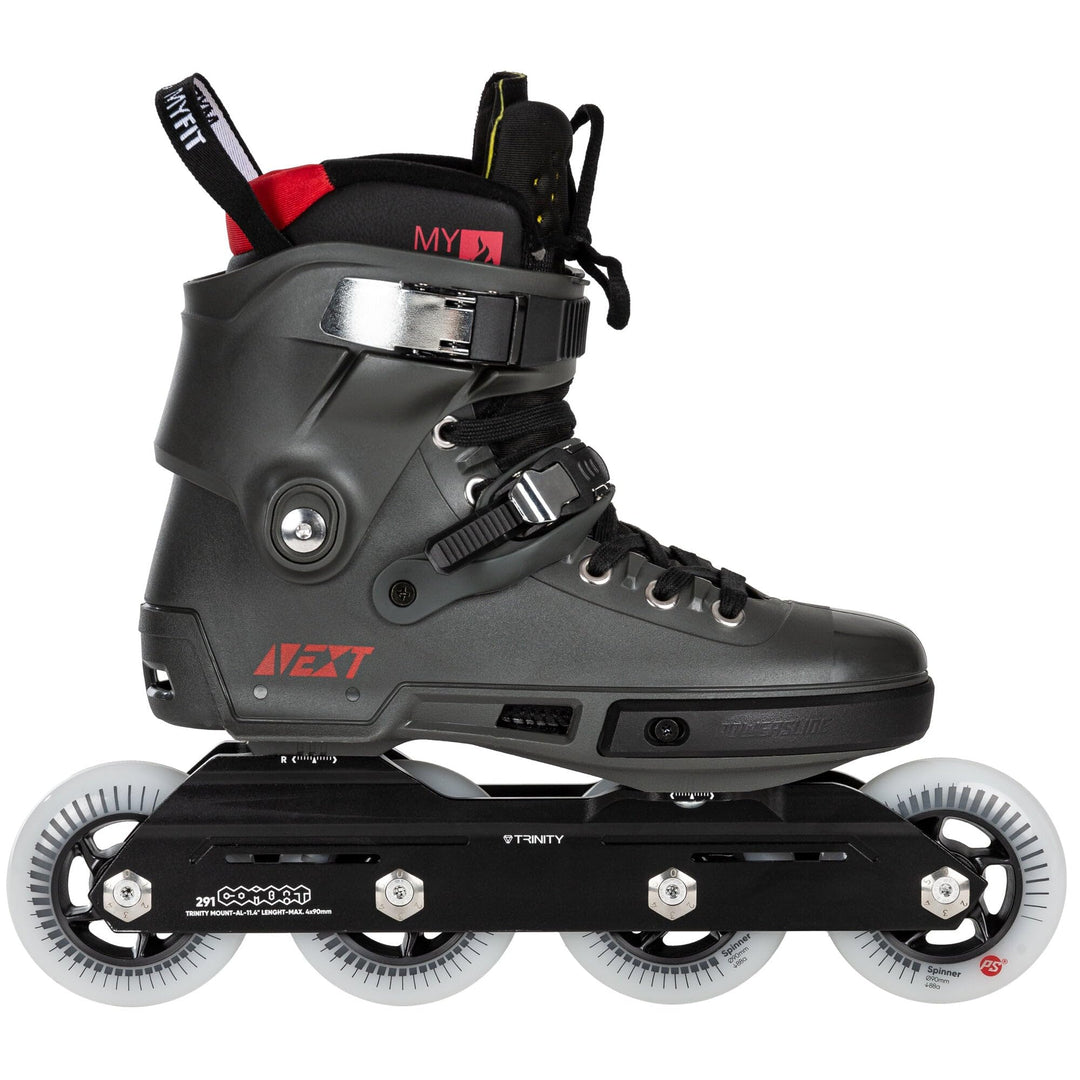 Powerslide Next Charcoal 90 Rollschuhe, schwarz Grösse: 40-41, Grösse: 40-41