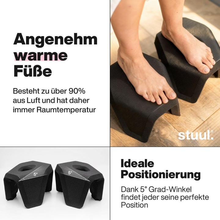 STUUL Toilettenhocker für Erwachsene - natürliche Hilfe bei Verstopfung, Hämorrhoiden & Darmbeschwer