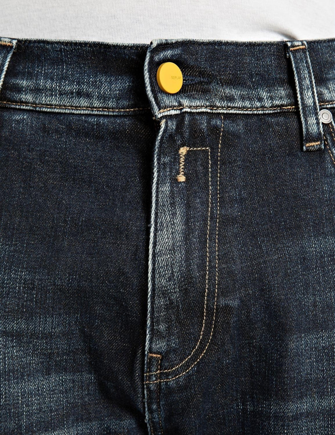 Replay Herren Jeans 27W / 28L Dark Blue 007, 27W / 28L Dark Blue 007