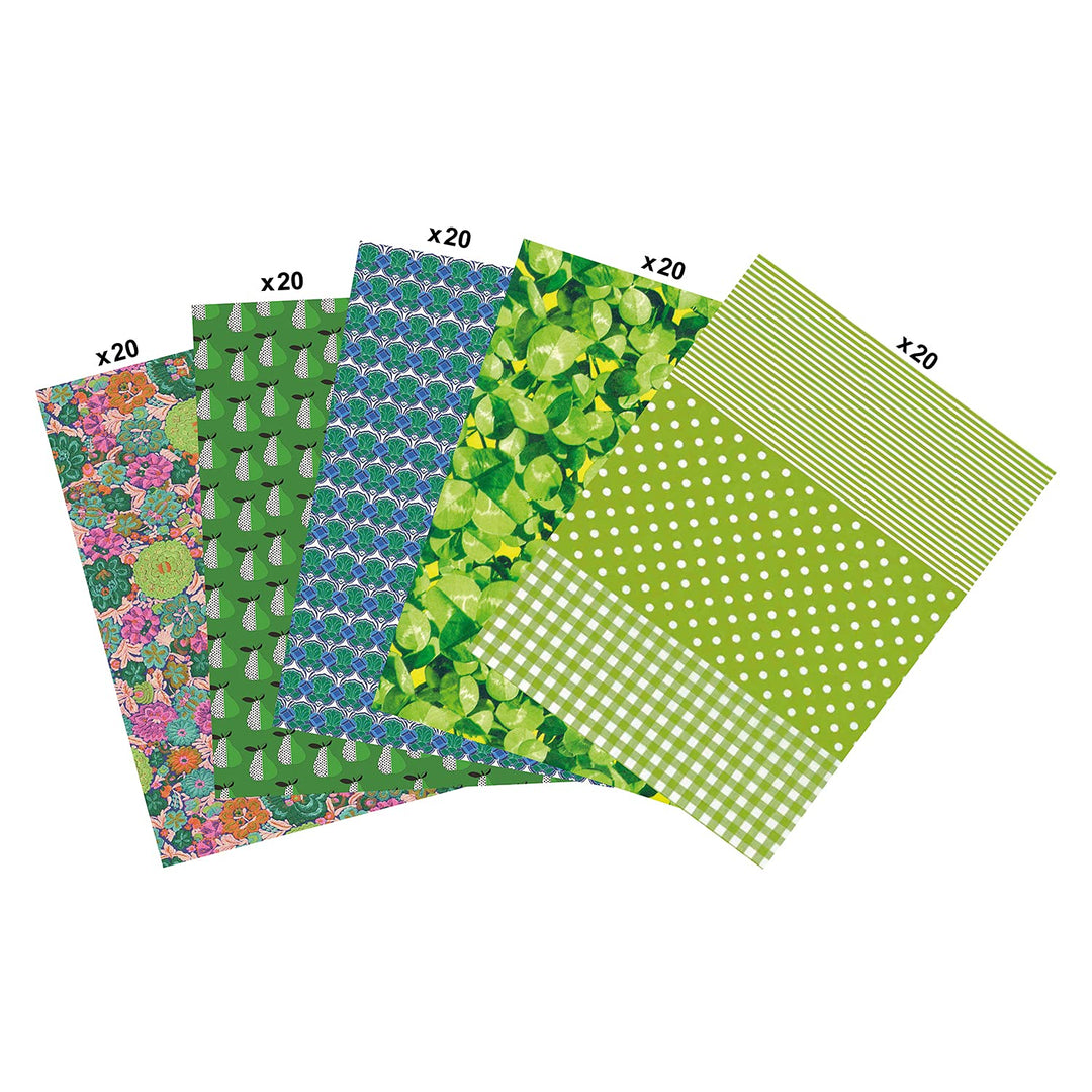 Décopatch MP012C Decopatch-Papier, grün, 30 x 40 cm, Grün