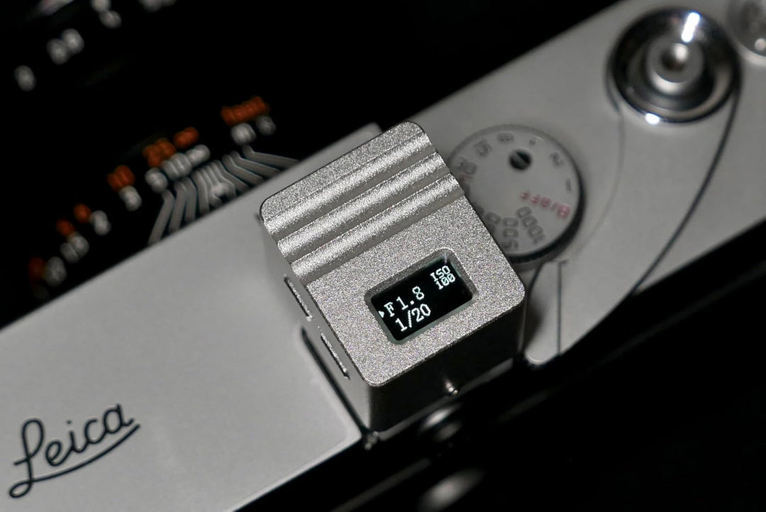 KEKS by antonKUNZE KM-Q OLED digitaler Belichtungsmesser Silber - OLED Display auf Oberseite