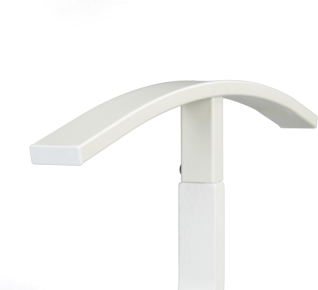 Relaxdays Herrendiener, Jackett & Hose, HxBxT: 107 x 48 x 20 cm, Metall & Holzoptik, Stiller Diener