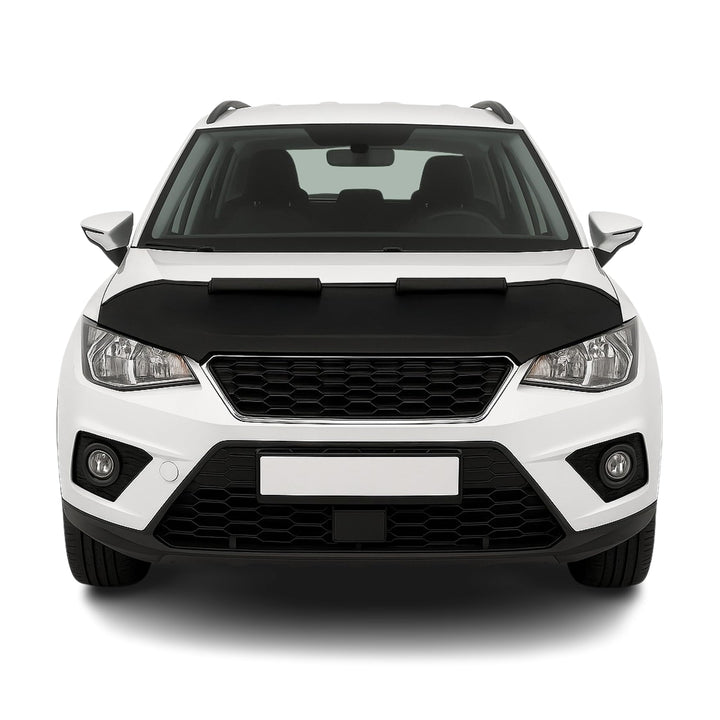Haubenbra Bonnet Bra Steinschlagschutzmaske kompatibel mit Seat Arona 2017-2023 1x Halb Motorhaubesc