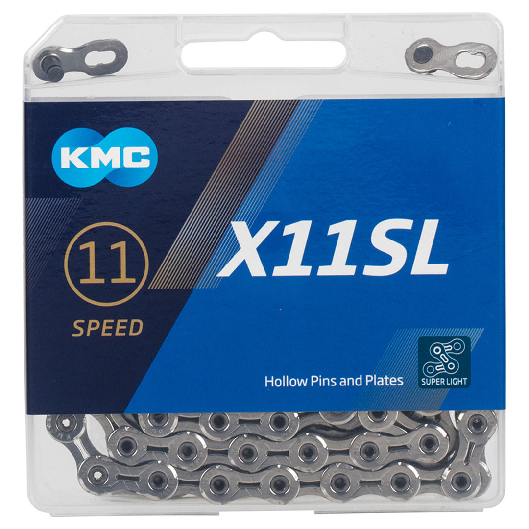 KMC X11SL 11 Speed 116L Bike Kette CP Silver, CP Silver