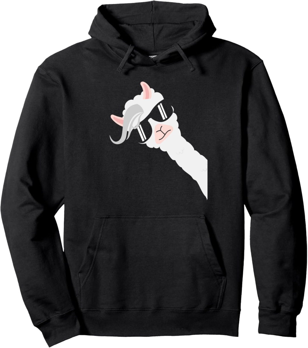 Lustiges Lama Alpaka für Damen und Herren Pullover Hoodie