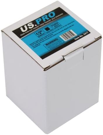 US Pro 3417 Hinterradnabenmutter, 4-Punkt-Spezial-Stecknuss, 1/2-Zoll-Antrieb, Ford Transit