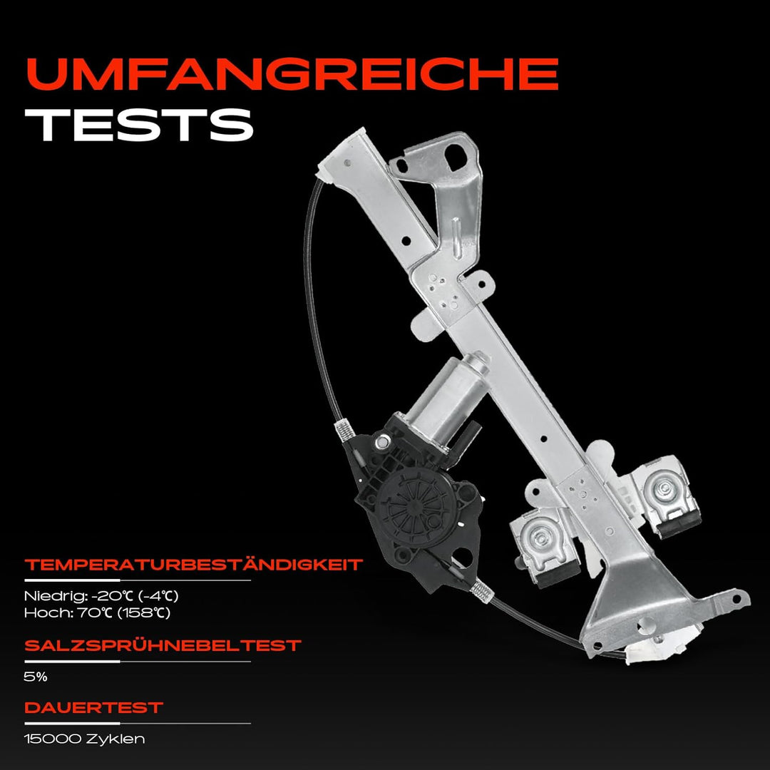 Frankberg Fensterheber Mit Motor Vorne Links für Fiesta V JH, JD JH_, JD_ Schrägheck 4/5-Türig 2001-