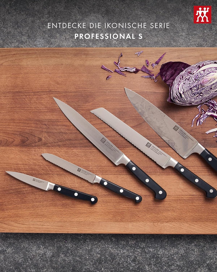 ZWILLING Professional S Kochmesser, Klingenlänge: 20 cm, Breites Klingenblatt, Rostfreier Spezialsta