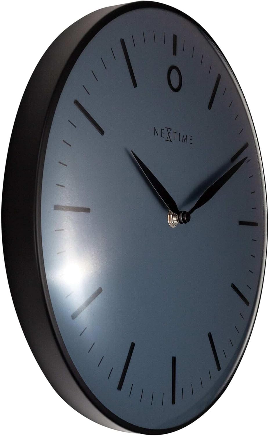 NeXtime 2790 Retro Uhr Aluminium grau
