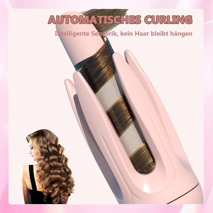 Lockenstab Automatisch, Lockenstab Grosse Locken mit 4 Temperatur Tragbarer Lockenwickler für Haarst