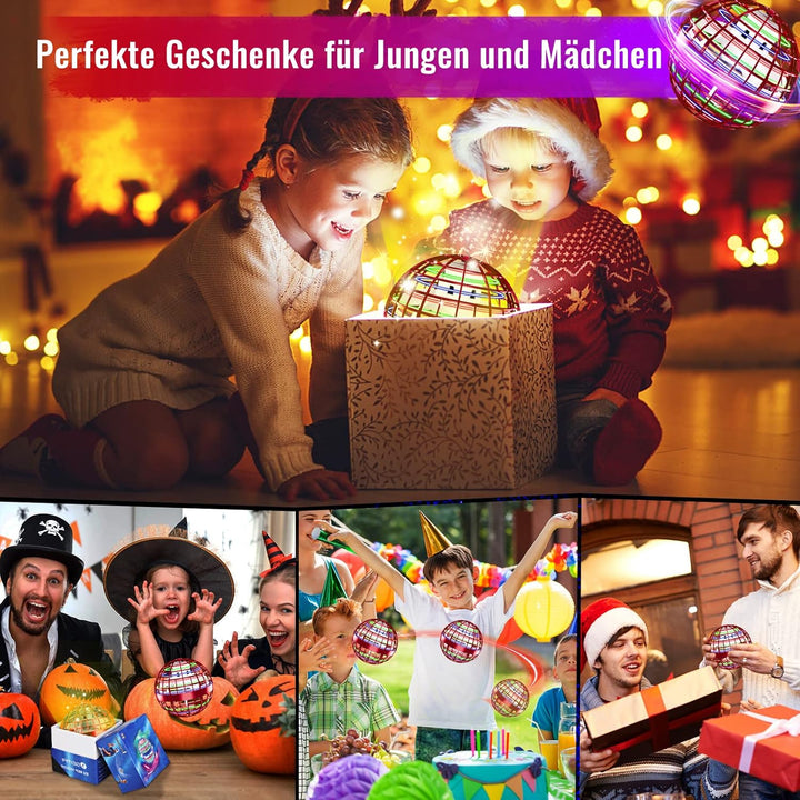 semai Fliegender Ball,orbi Boomerang Ball, Kinder Spielzeug ab 6 Jahren mit LED Licht, Hand Controll