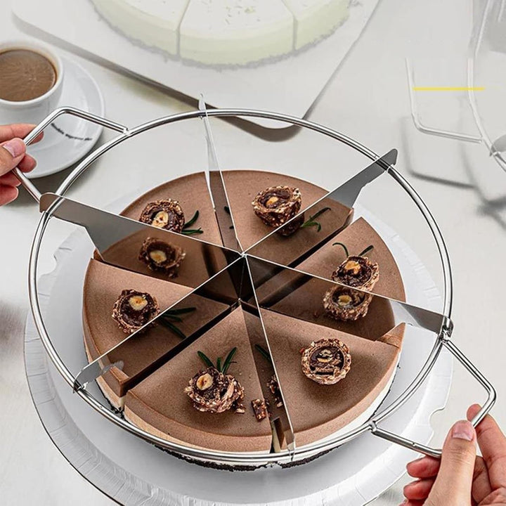Generisch Kuchenschneider, Kuchenteiler, Brotkuchen-Portionsmarker, Edelstahl-Kuchenschneideform, Pi