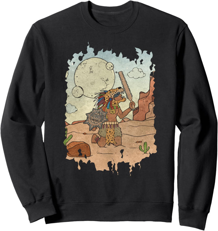 Aztec Jaguar Warrior Maya Inka Sweatshirt
